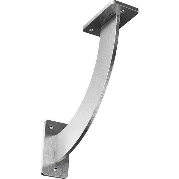 Ekena Millwork Bradford Steel Bracket, Stainless Steel 2"W x 9"D x 9"H BKTM02X09X09BRSS - main